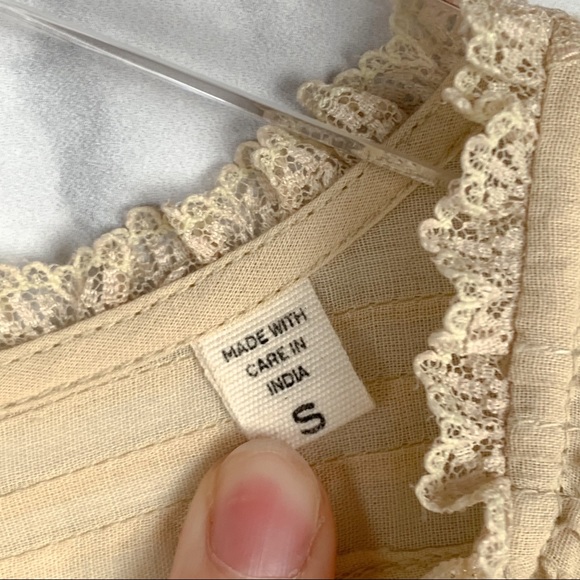 NWT Doen Vicia Cotton Midi Dress Sandstone Boho S - Picture 10 of 13